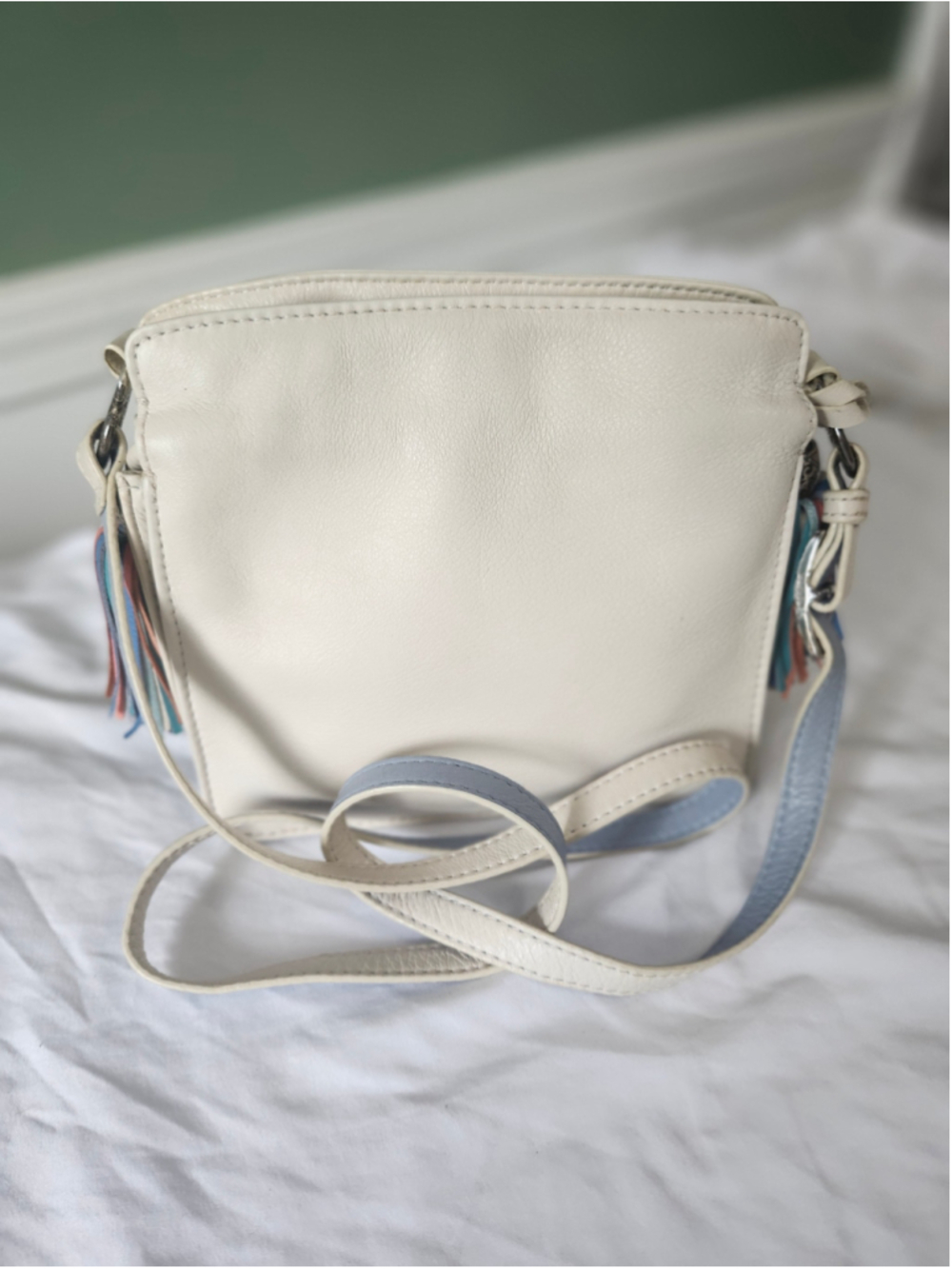 Brighton Crossbody Bag One Size Beige and Blue